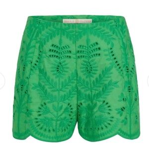Marie Oliver Fable Shorts emerald green